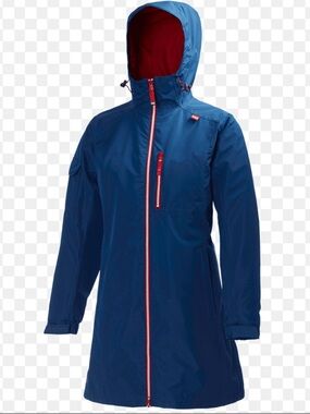Helly Hansen S Belfast rain jacket windproof lightweight hooded zip up coat